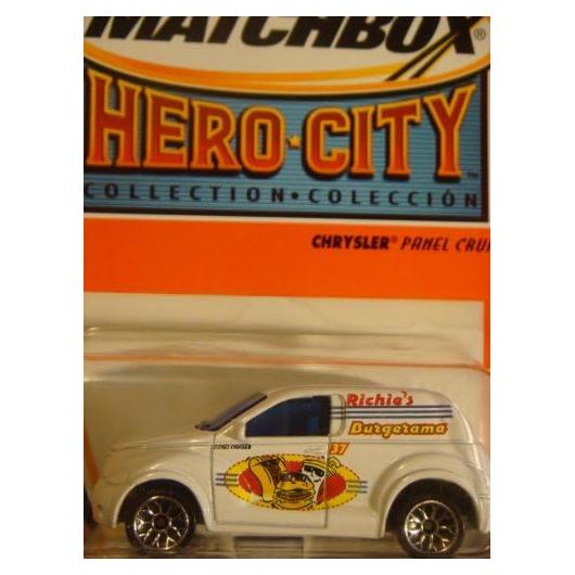 Matchbox Chrysler Panel Cruiser Blanco 1:64 Edición Hero City
