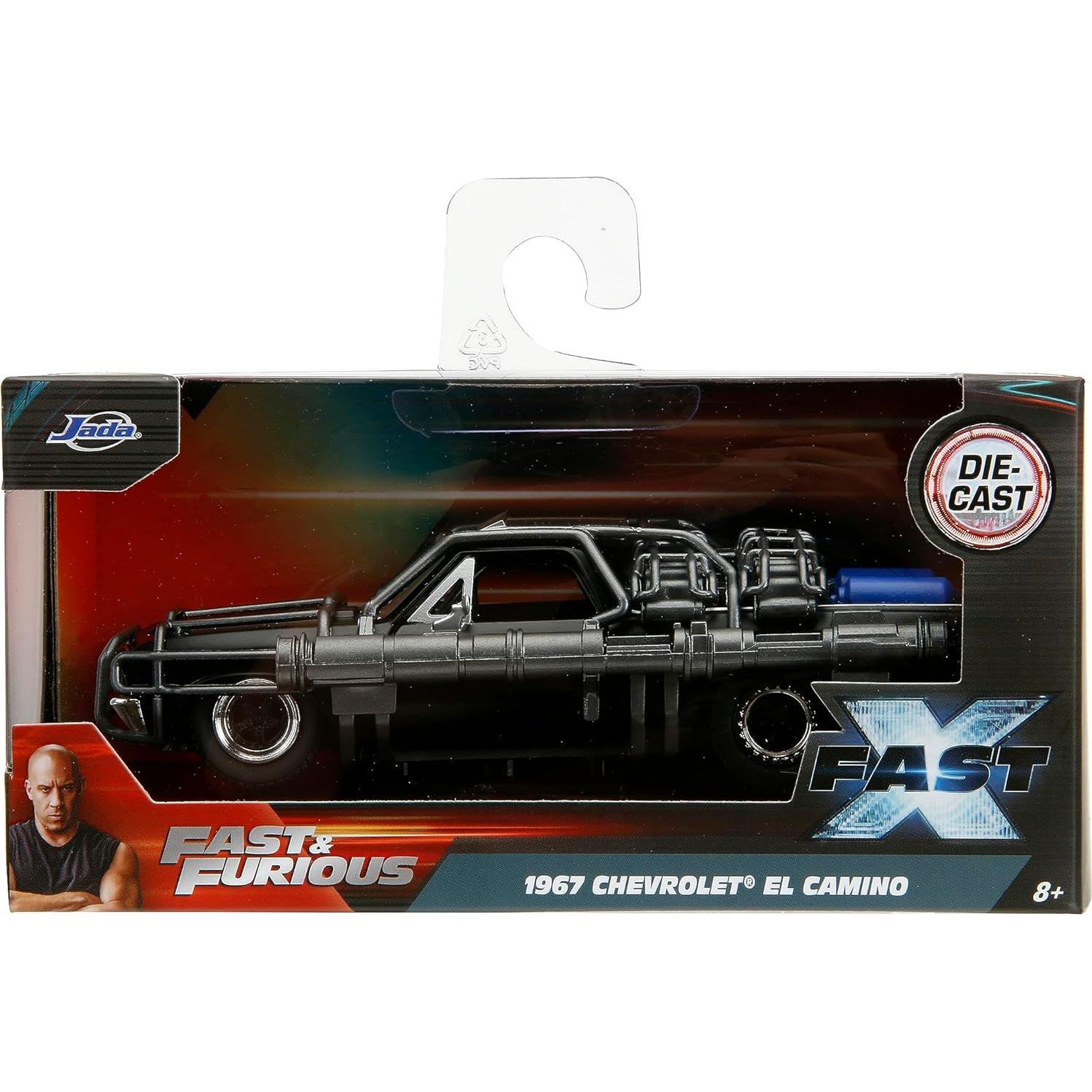 Auto de Colección 1967 Chevy El Camino Jada 1:32 Rápido y Furioso