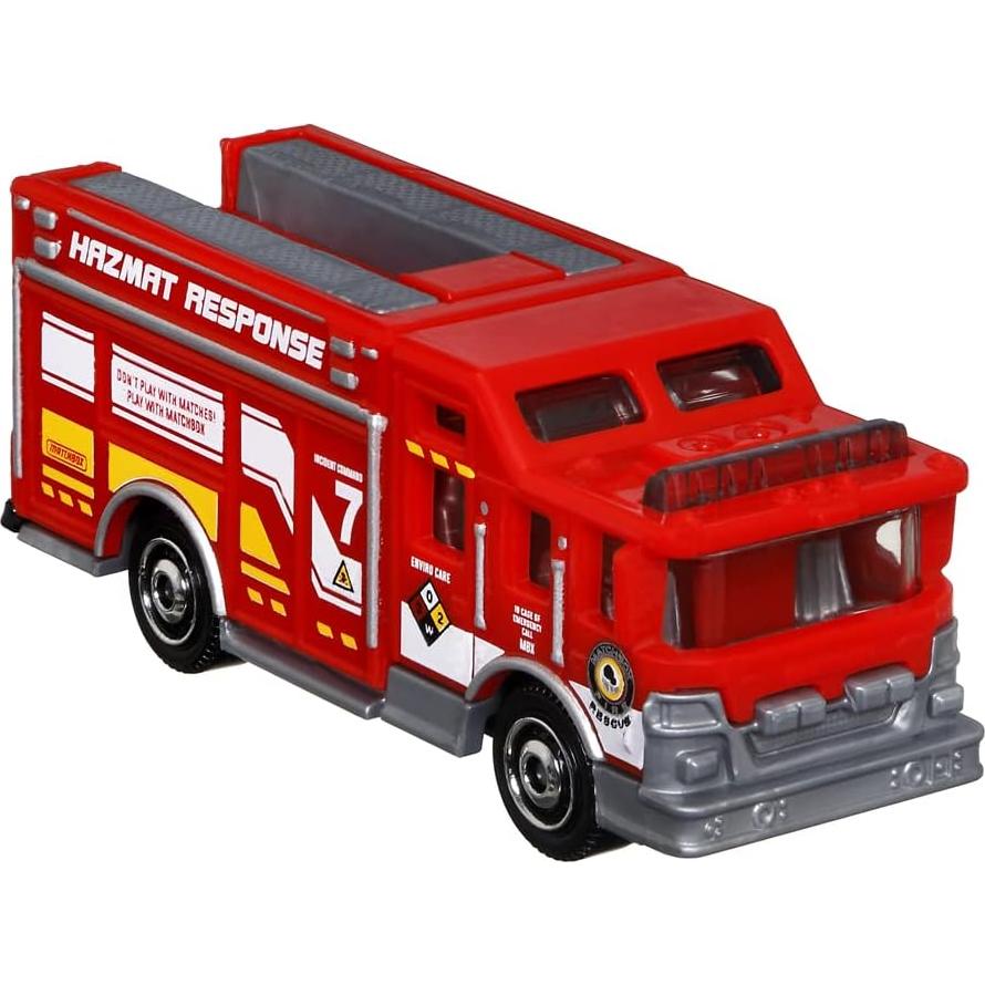 Juego de vehículos de metal Matchbox Rescate de incendios - 6 piezas