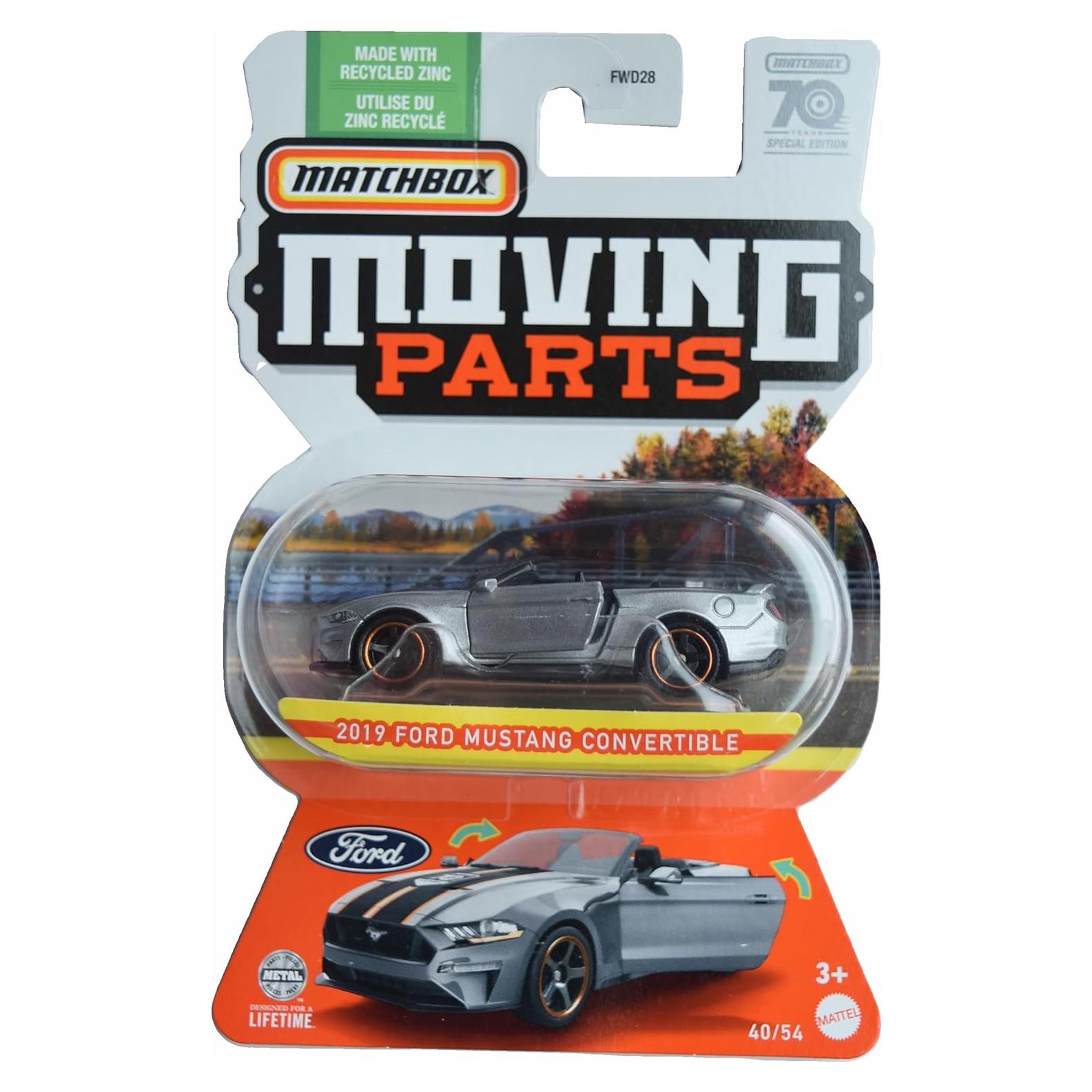Matchbox Ford Mustang Convertible 2019 a Escala 1:64