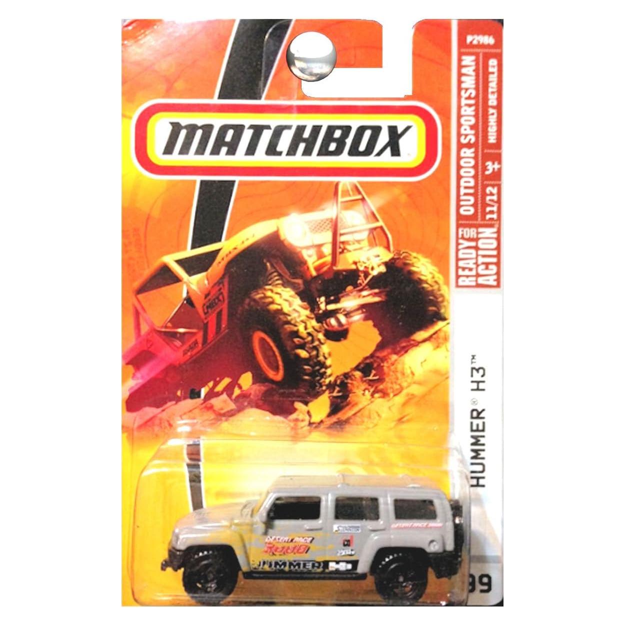 Matchbox Hummer H3 2009 Carrera Desértica 1:64 Coleccionable