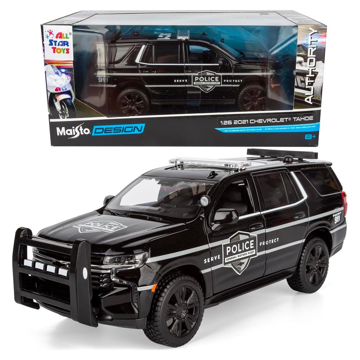 Modelo de Coche de Policía All Star Toys Tahoe 2021 1:24