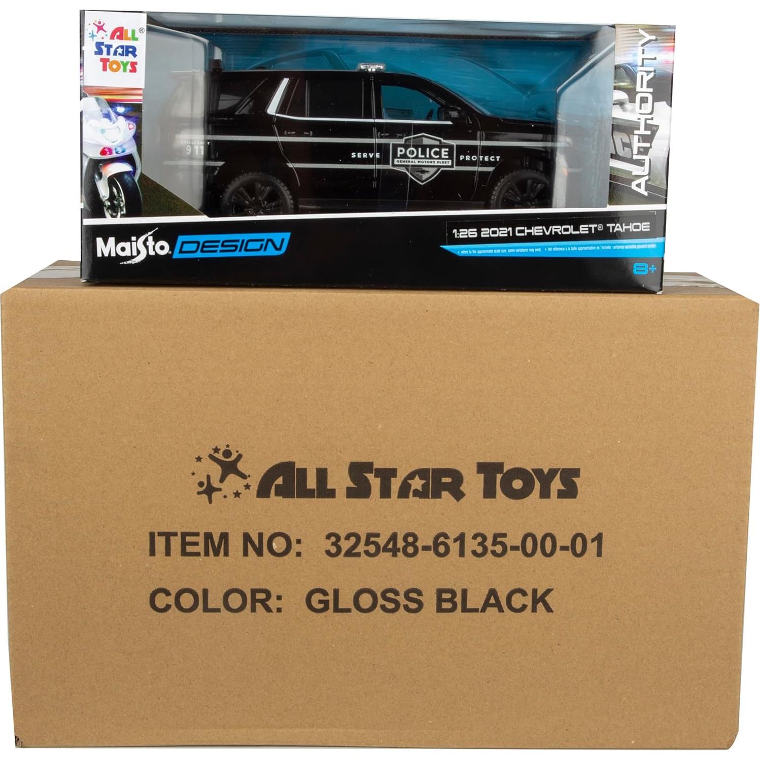 Modelo de Coche de Policía All Star Toys Tahoe 2021 1:24