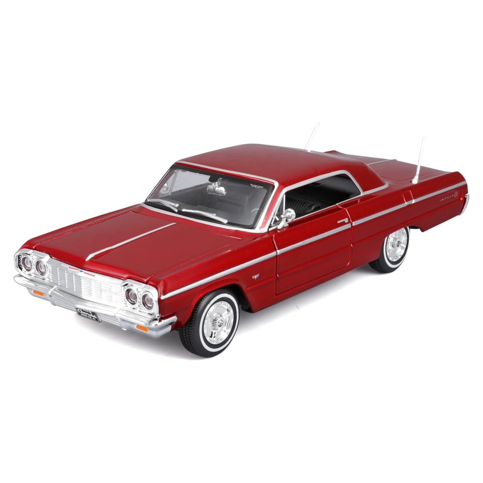 Maisto 1:24 Chevrolet Impala SS 1964 Kit de Modelo Rojo