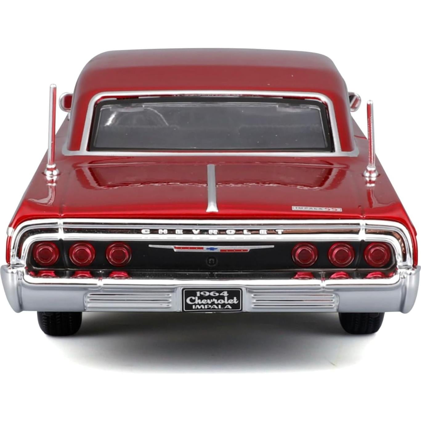 Maisto 1:24 Chevrolet Impala SS 1964 Kit de Modelo Rojo