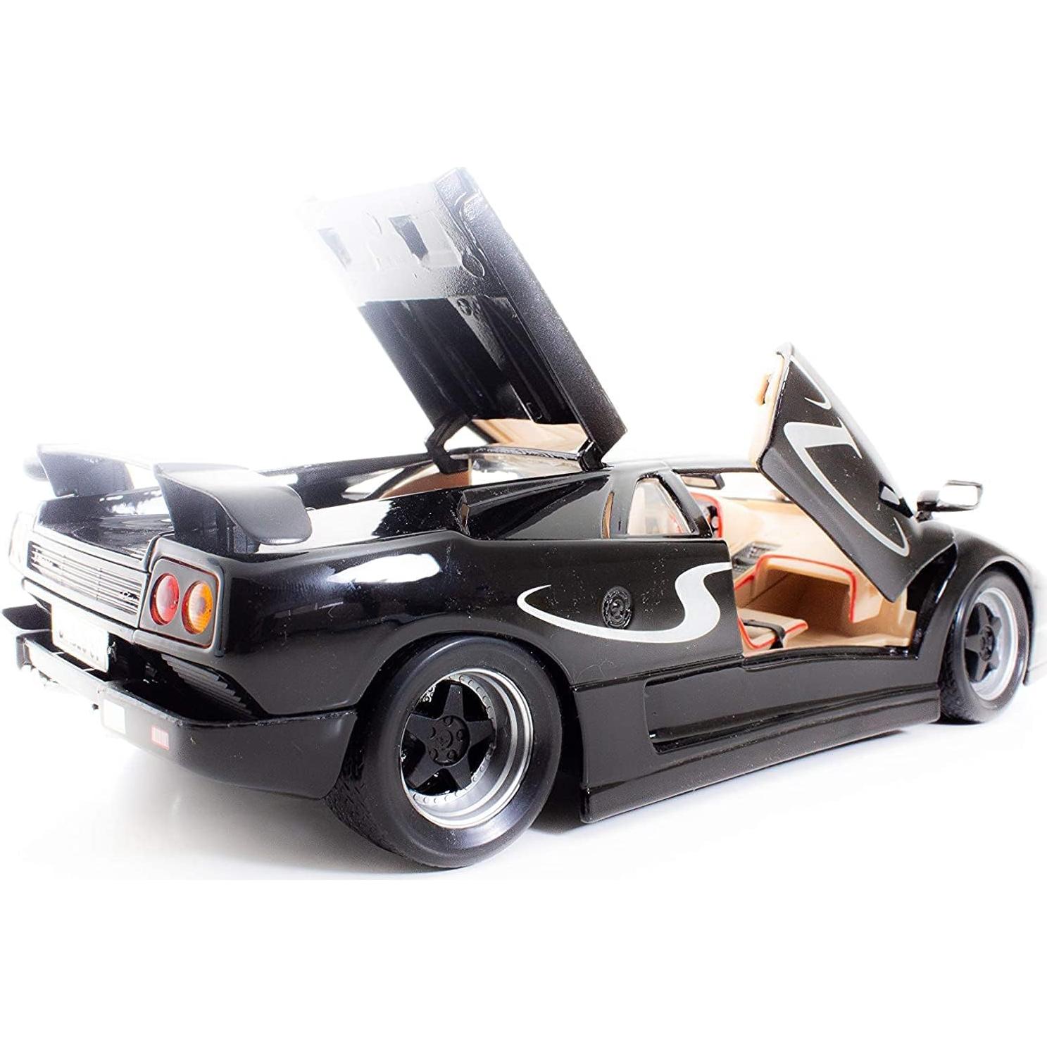 Maisto Lamborghini Diablo SV 1:18 Diecast Negro y Blanco