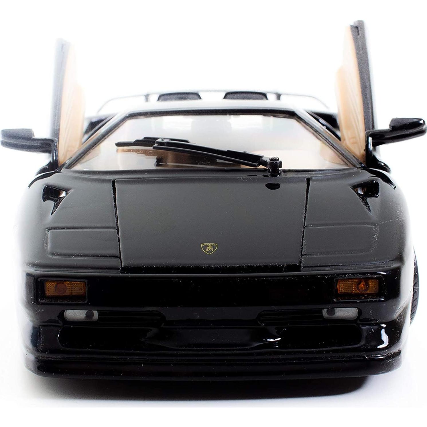 Maisto Lamborghini Diablo SV 1:18 Diecast Negro y Blanco