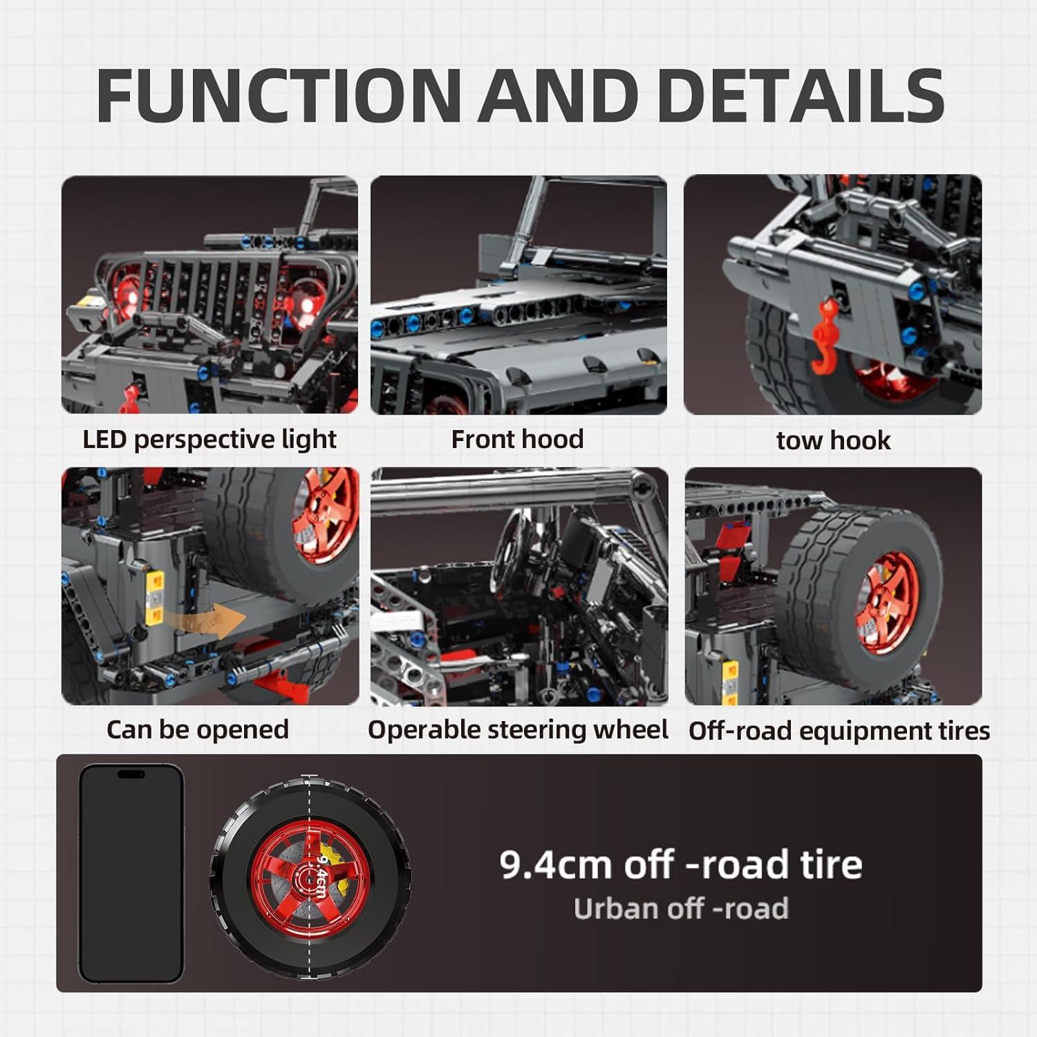 Kit de Construcción RC SUV Off-Road MOCBROPCS 2272 Piezas