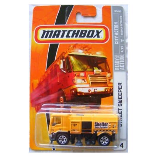 Camión Barredora Matchbox 1:64 Coleccionable #44