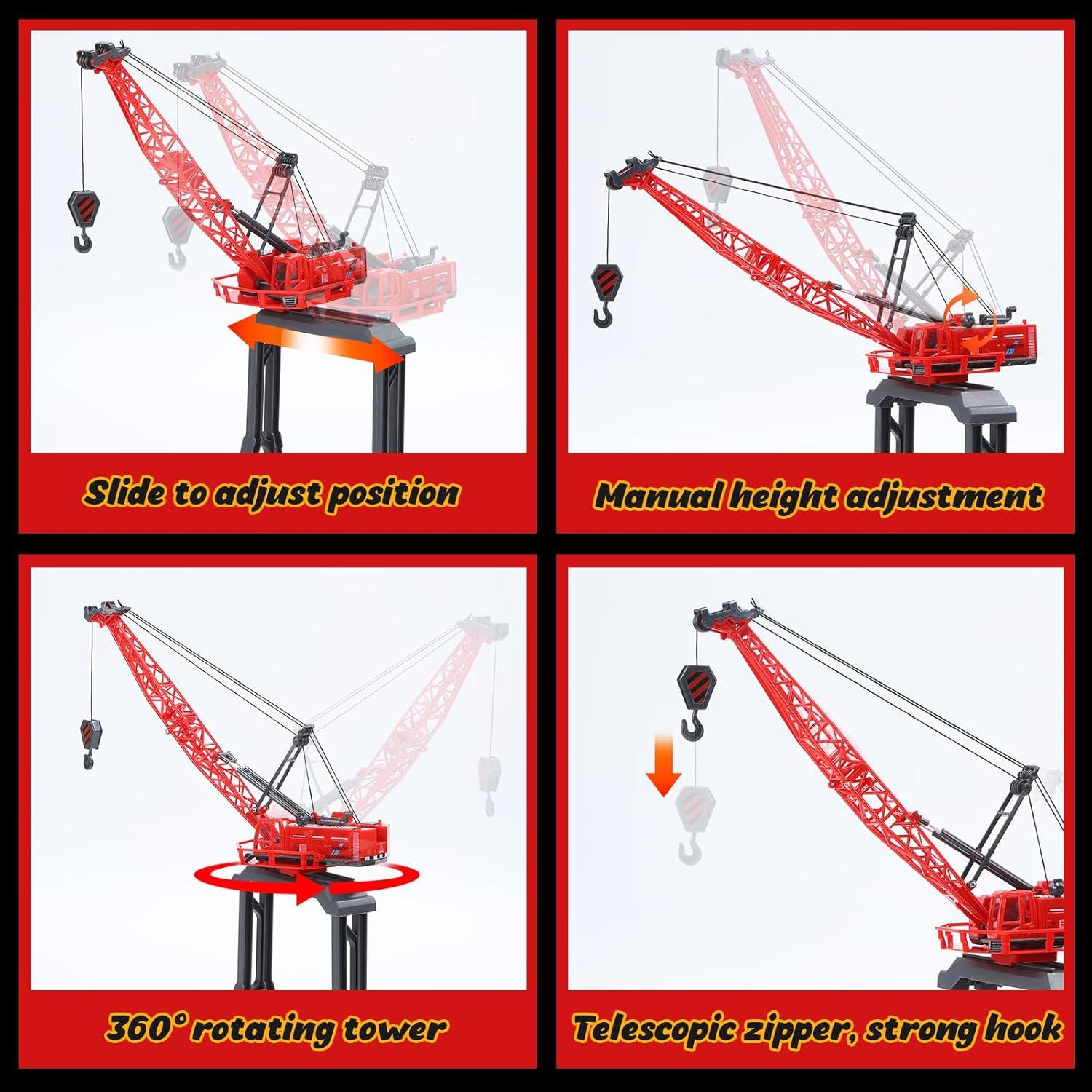 Camión Transportador CUTE STONE 26-en-1 con Grúas y Coches