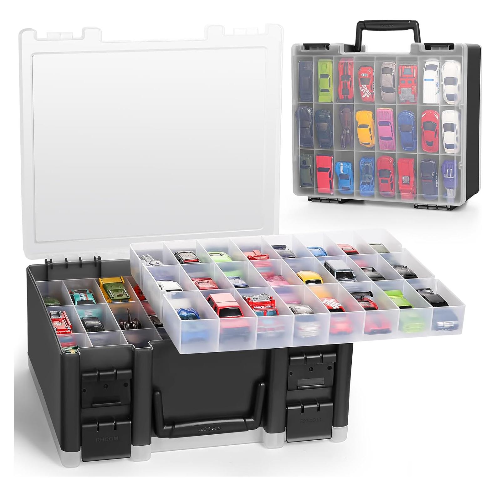 Funda de Almacenamiento para Coches de Juguete Blummy 96 Ranuras