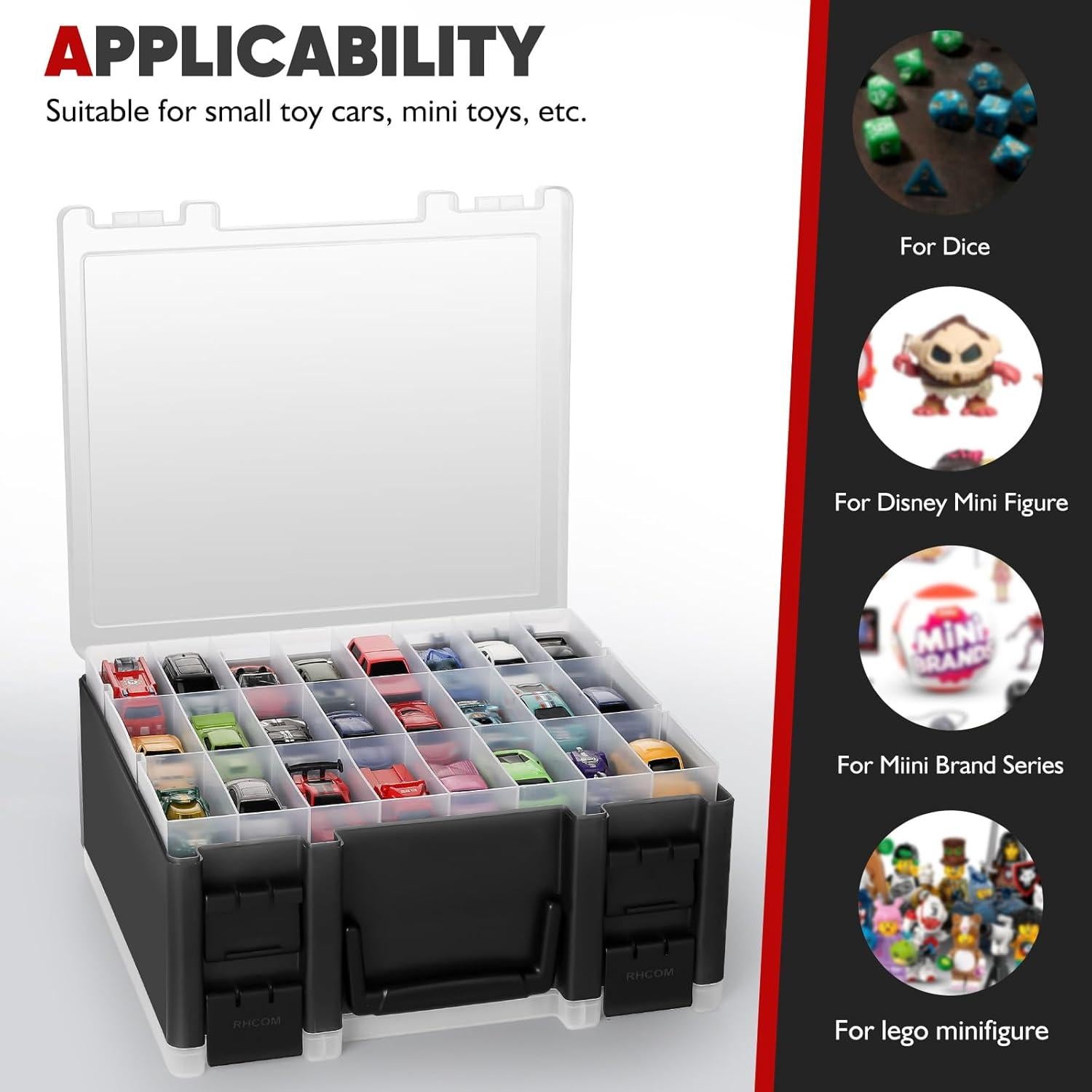 Funda de Almacenamiento para Coches de Juguete Blummy 96 Ranuras