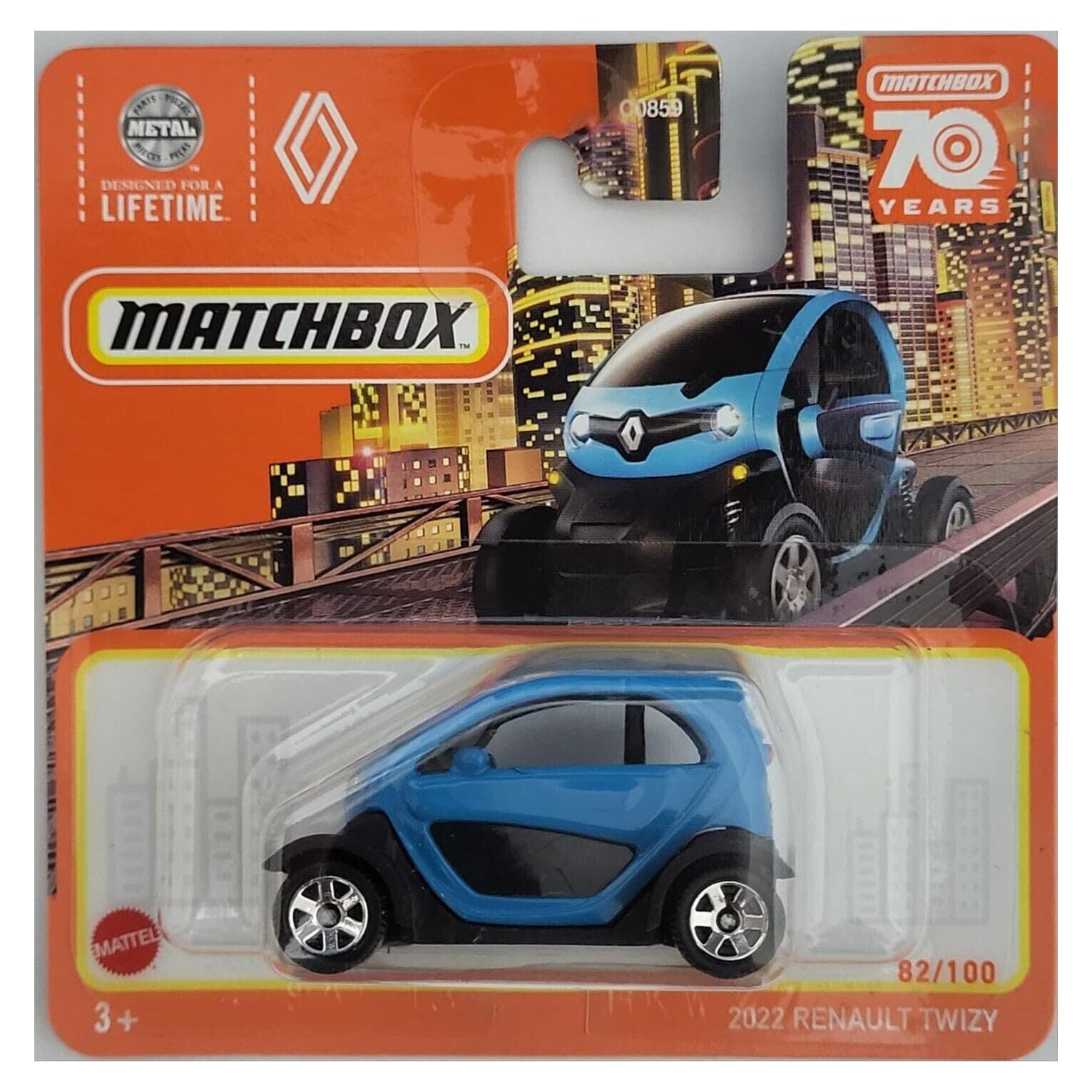 Coche de Juguete Matchbox Renault Twizy Azul 1:64 HLC61