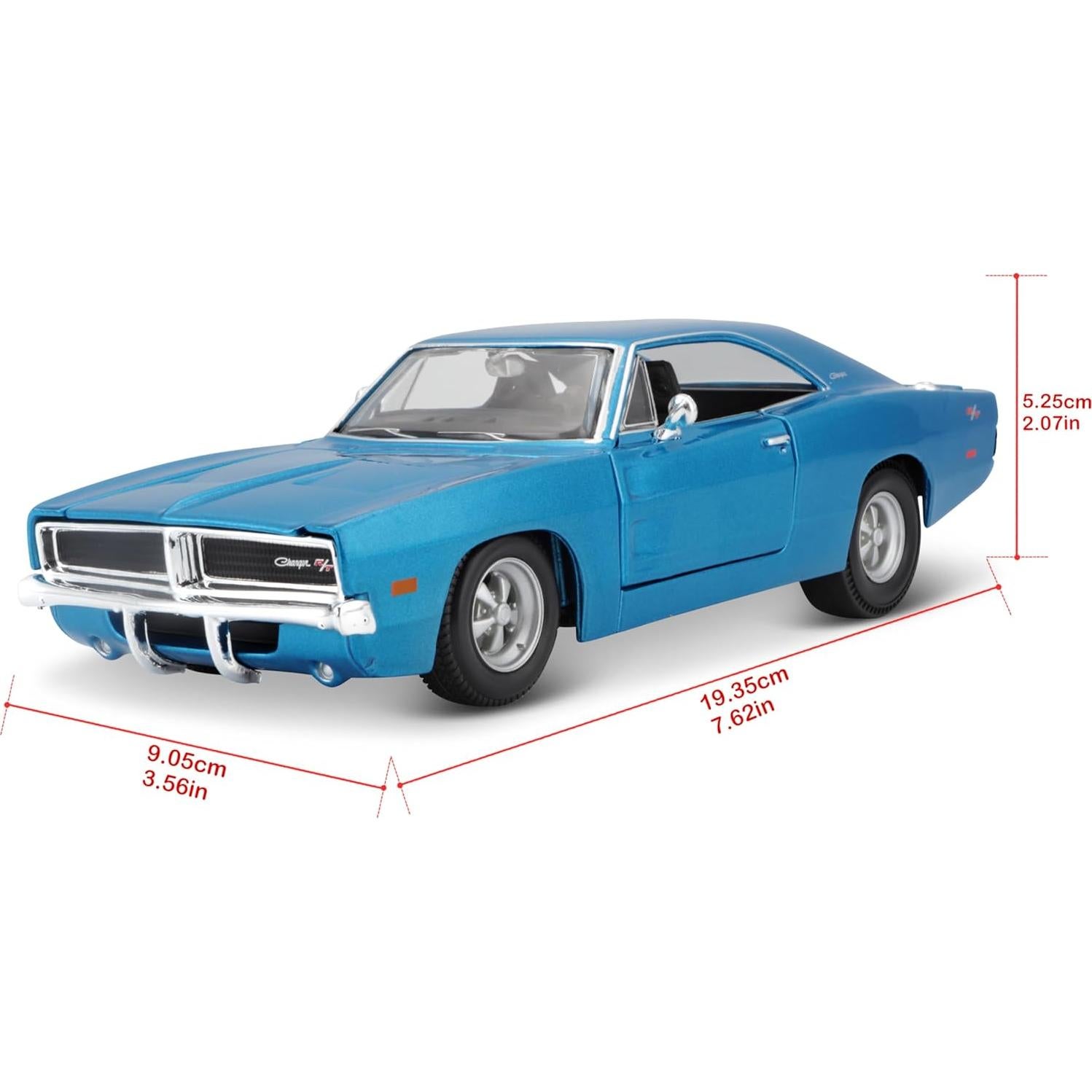 Maisto M31256 Modelo 1:25 Dodge Charger 1969 Detallado