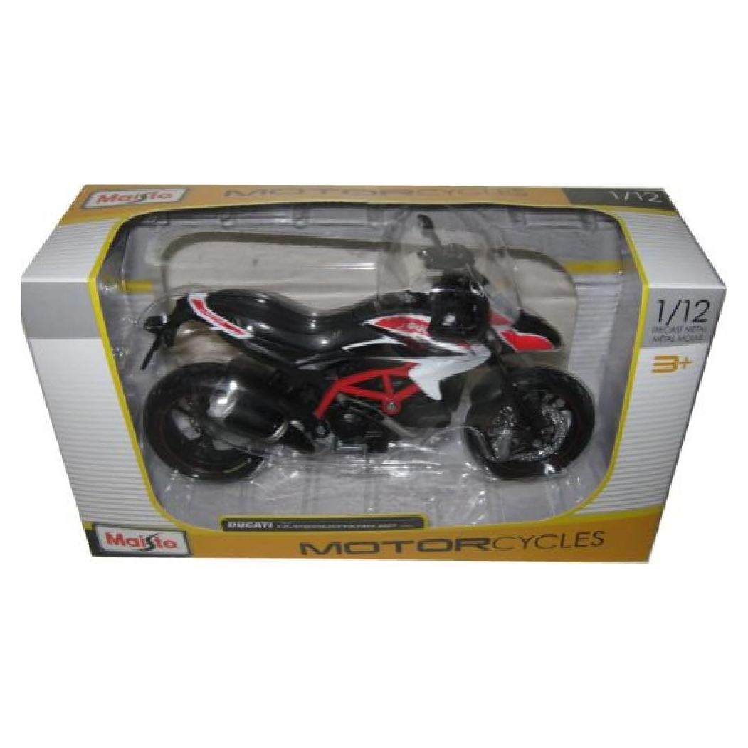 Maisto Motocicleta 1:12 Ducati Hypermotard SP Detallada