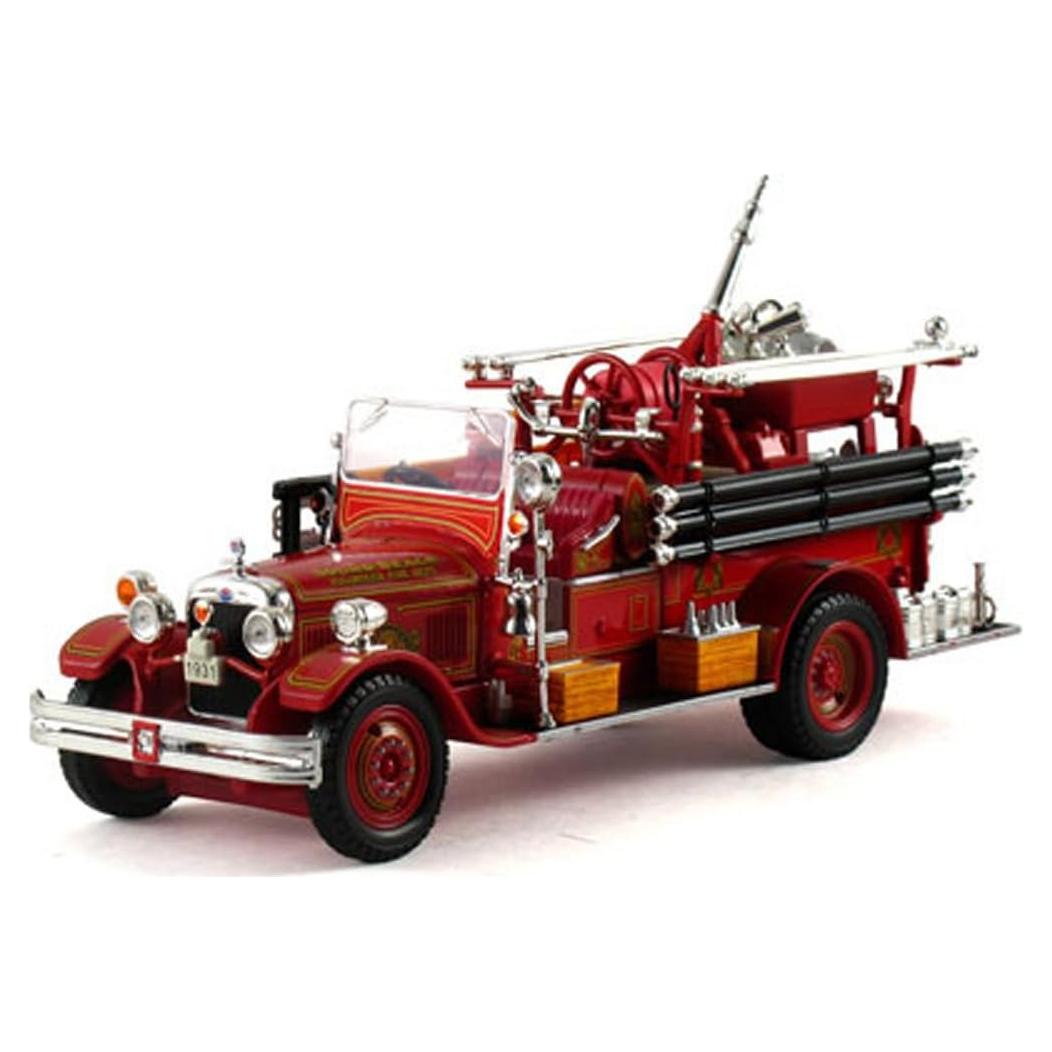 Camión de Bomberos Seagrave 1931 1:32 Metal Fundido Rojo
