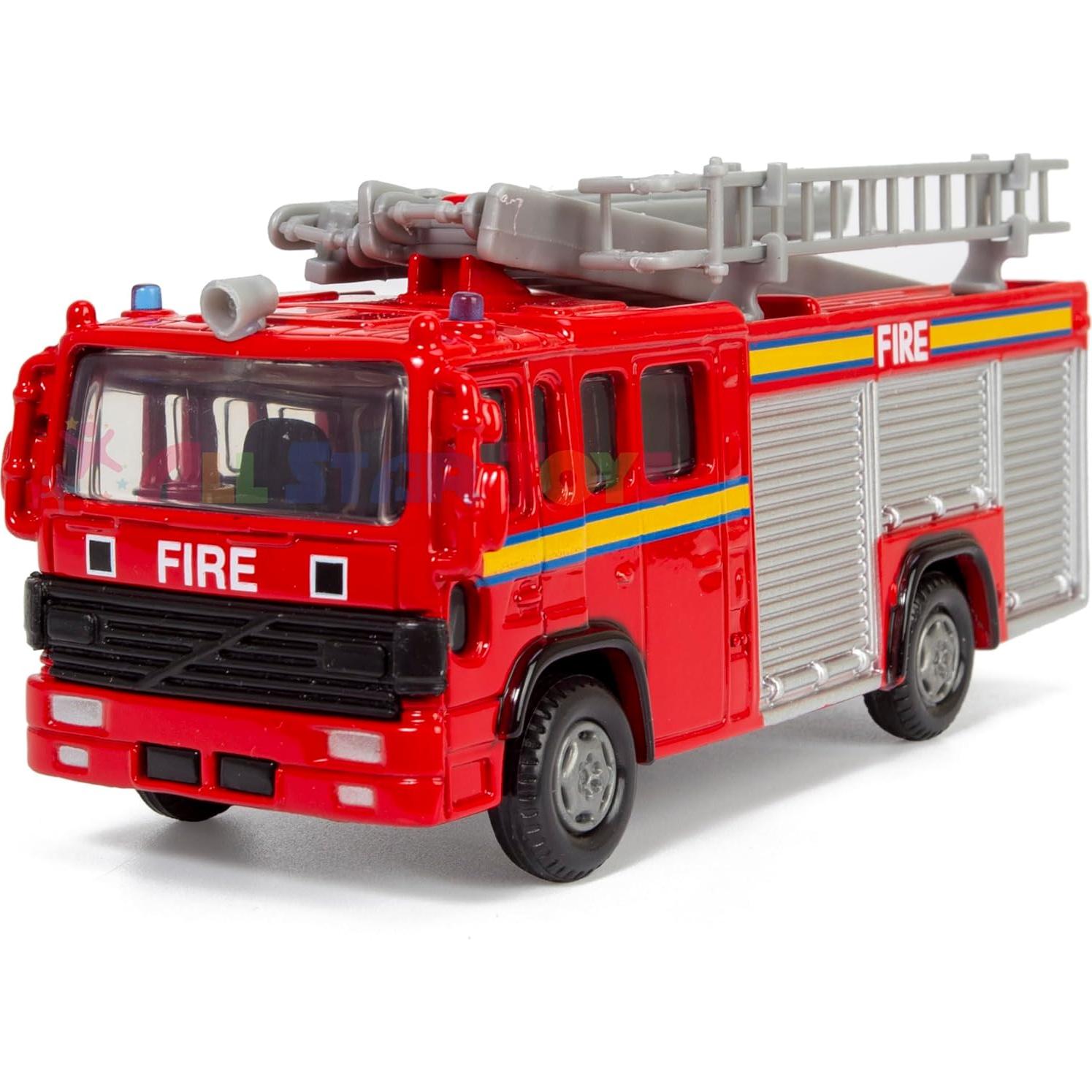 Camión de Bomberos Diecast Motormax 76006 12.7 cm