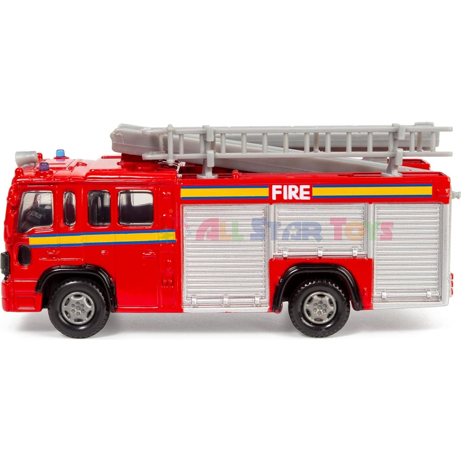 Camión de Bomberos Diecast Motormax 76006 12.7 cm