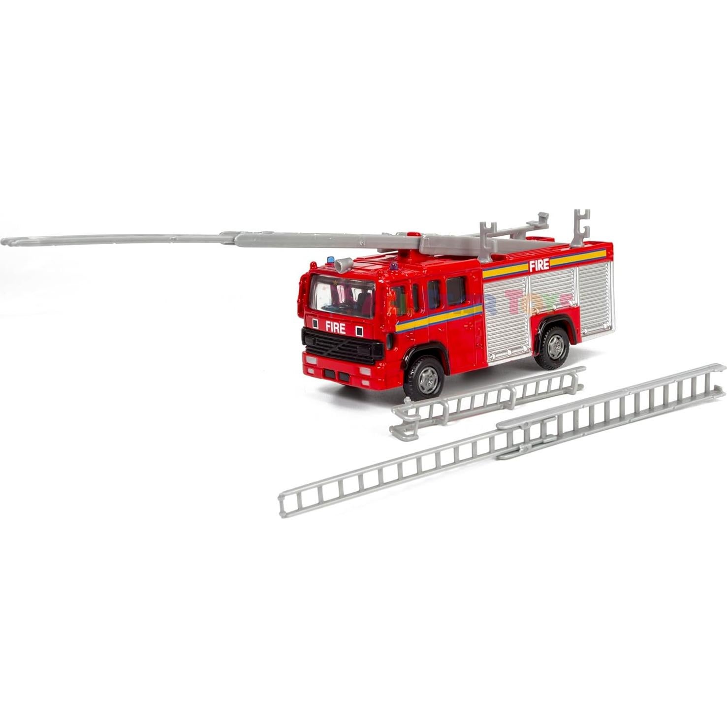 Camión de Bomberos Diecast Motormax 76006 12.7 cm