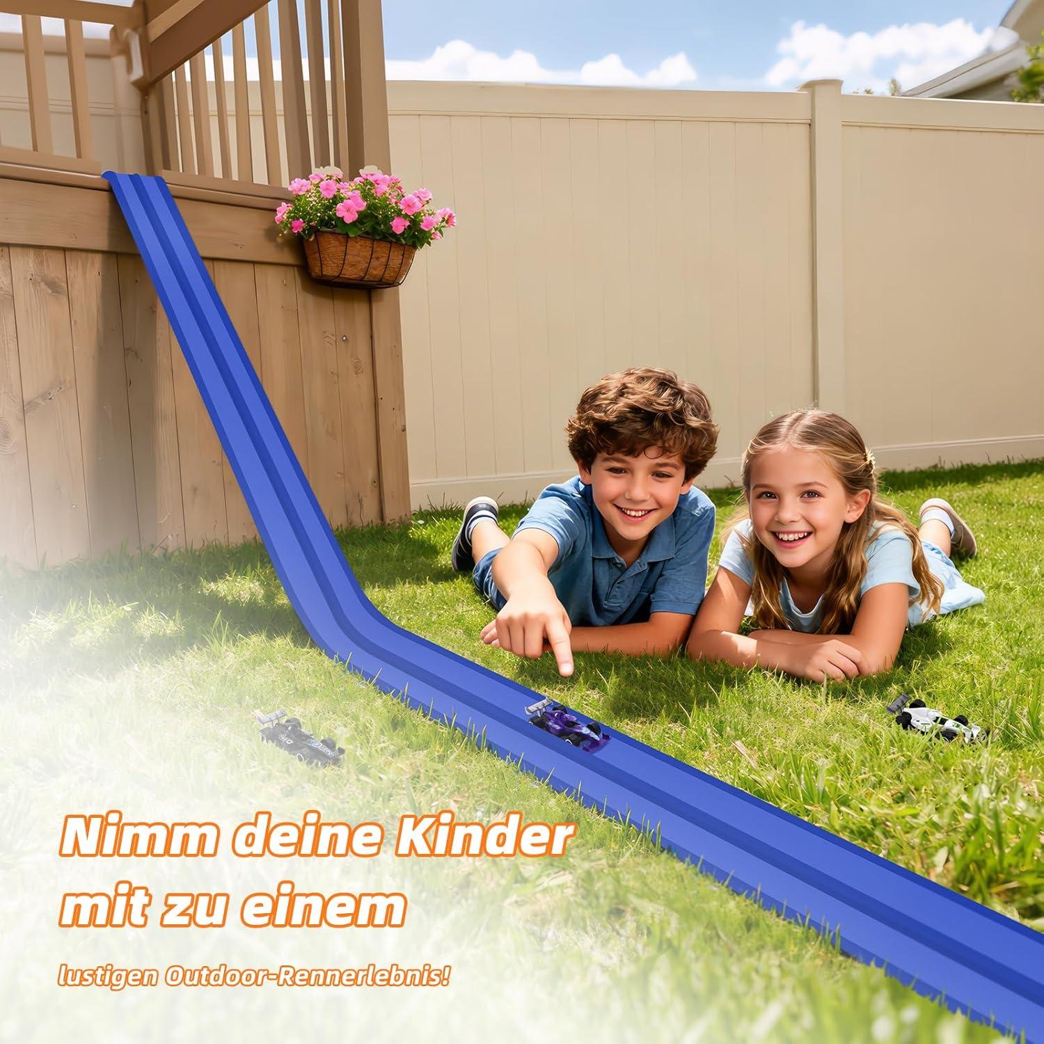 Kit de Pista de Carreras Flexible 4 Autos Mittimiya 15 Pies