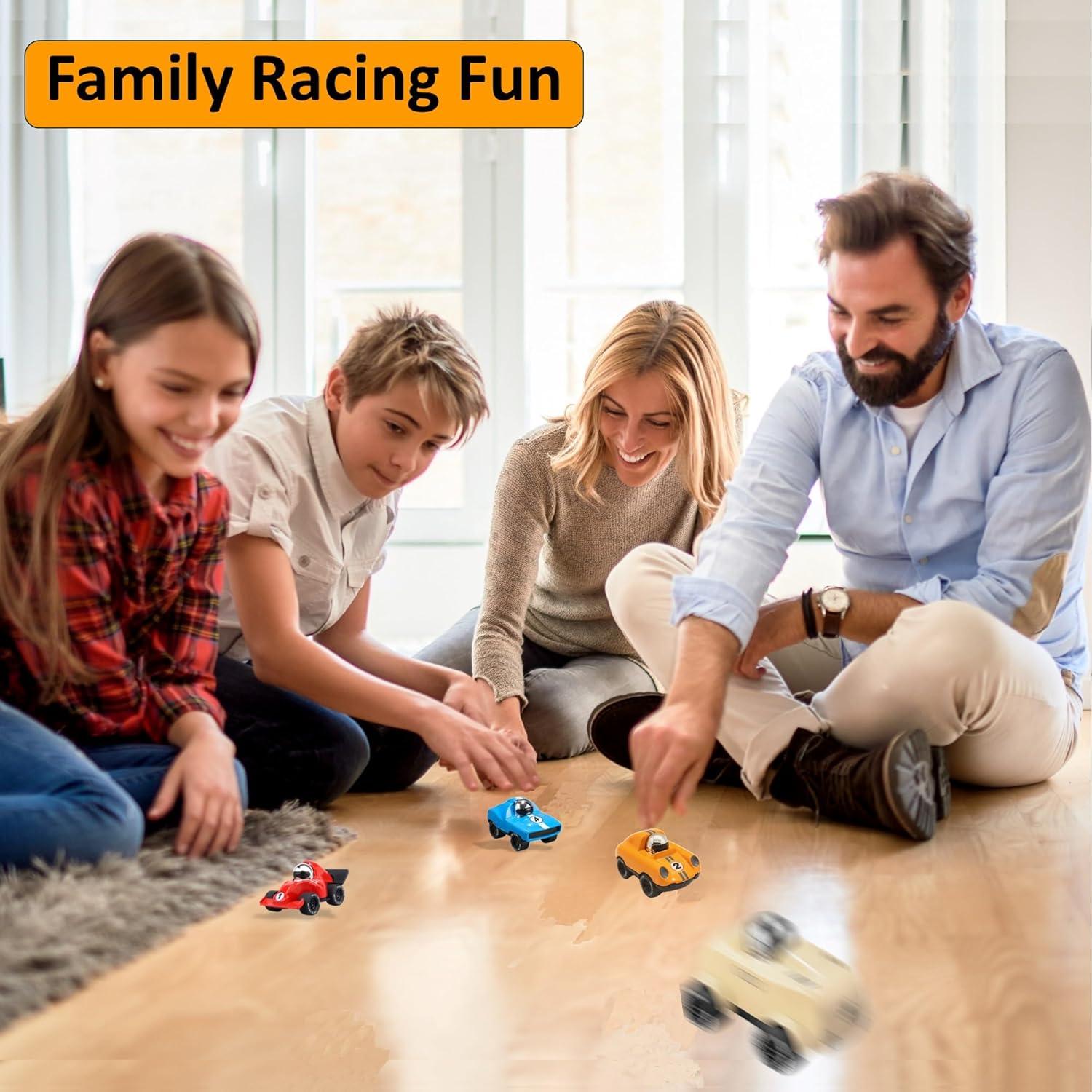 Paquete de 4 coches de juguete Press to Go - Multicolor