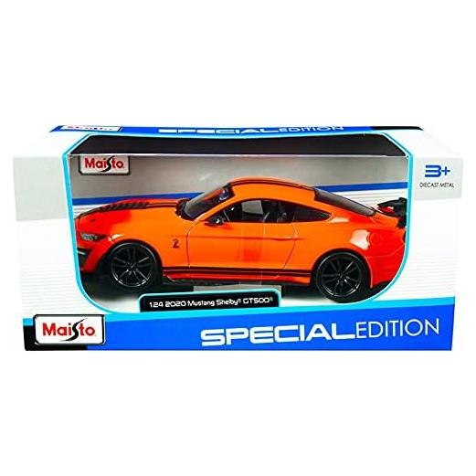 Maisto 2020 Ford Mustang Shelby GT500 Naranja 1:24 Diecast