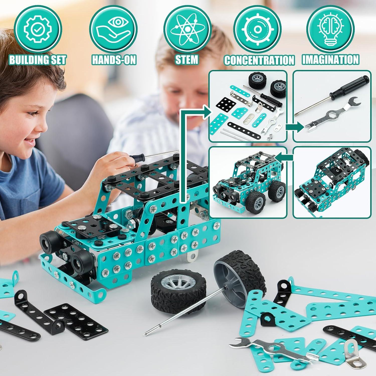 Juego de Construcción Erector TANMGIN 190 Piezas 8-14 Años