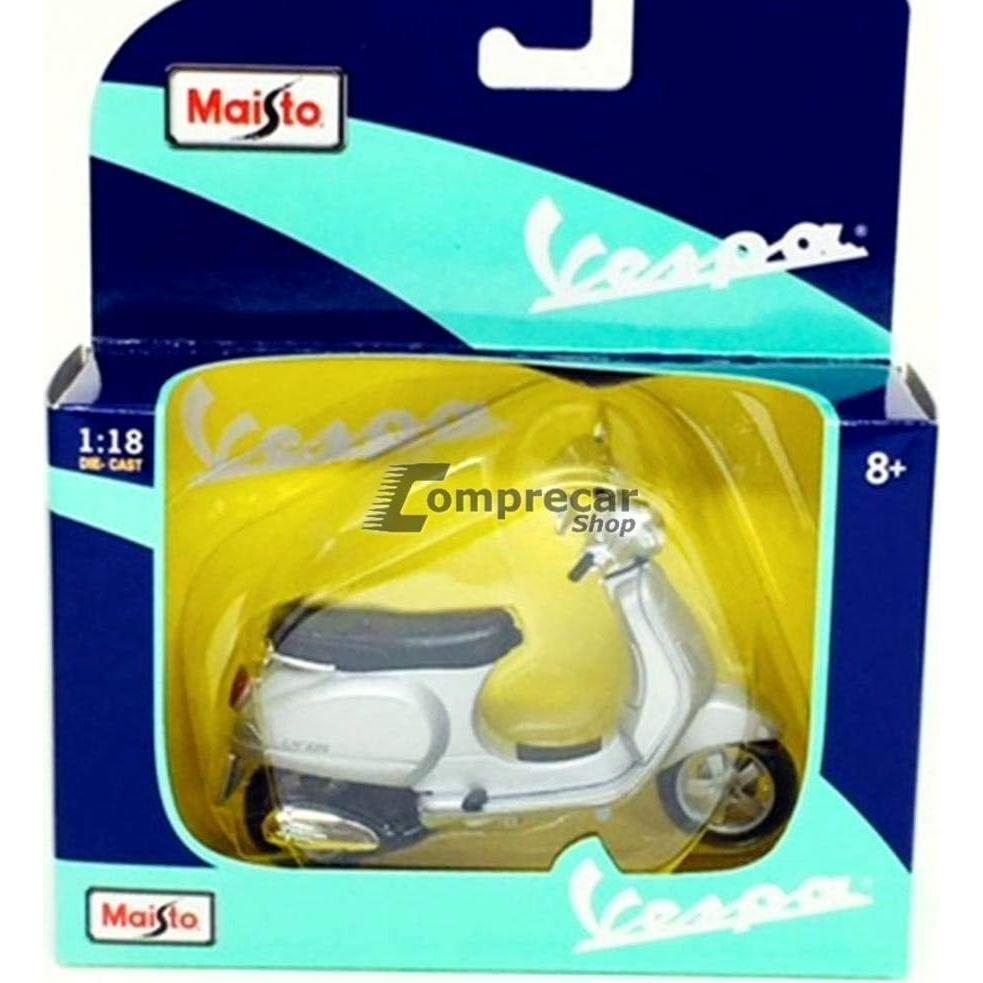 Maisto Vespa 1:18 Azul Marino Metálico Coleccionable