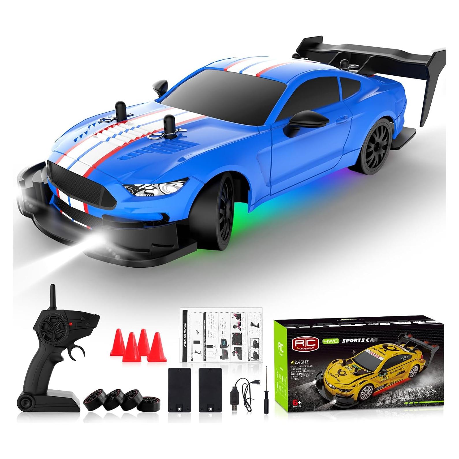 Coche RC Drift EversaleT GT-20A 1:20 4WD 22 km/h LED