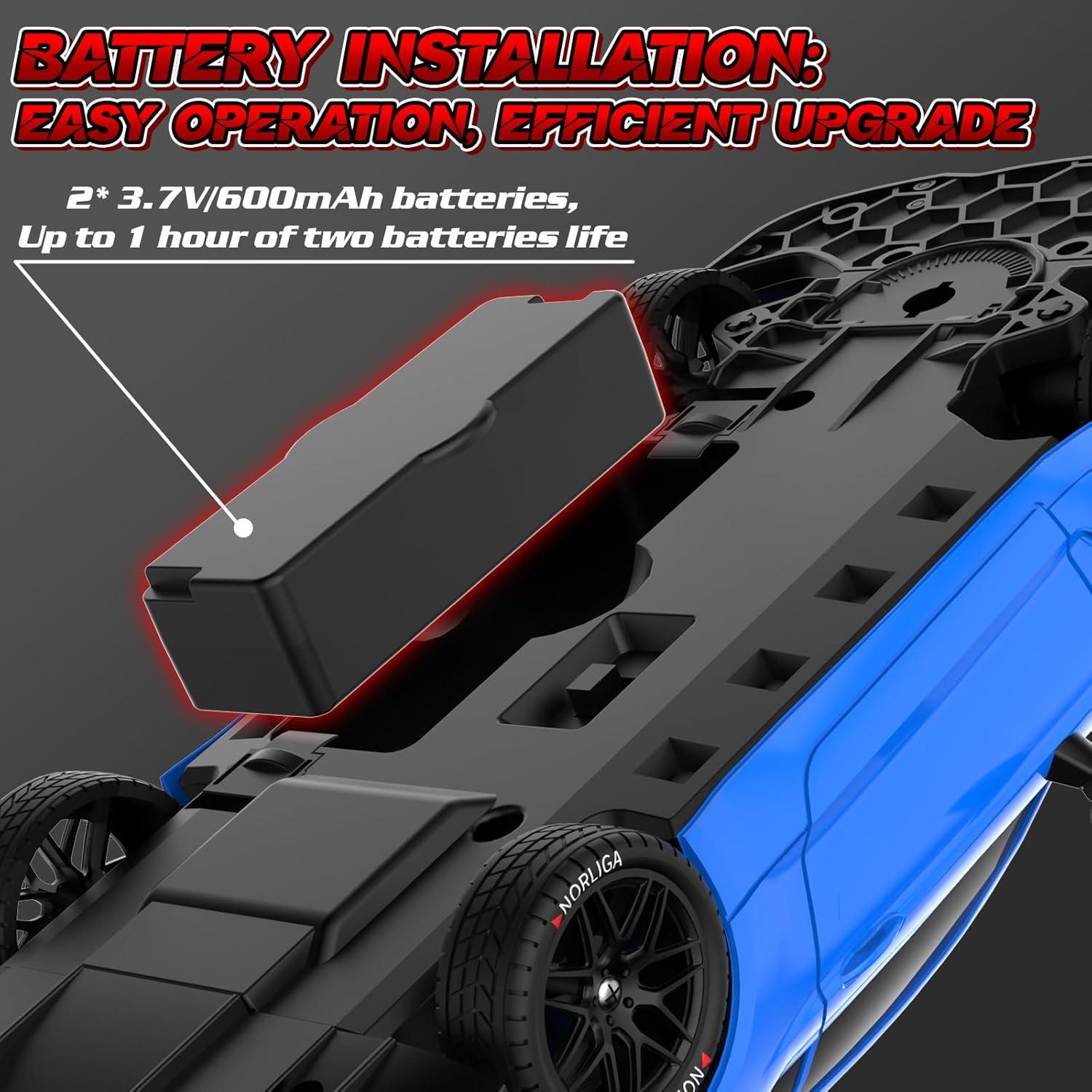 Coche RC Drift EversaleT GT-20A 1:20 4WD 22 km/h LED
