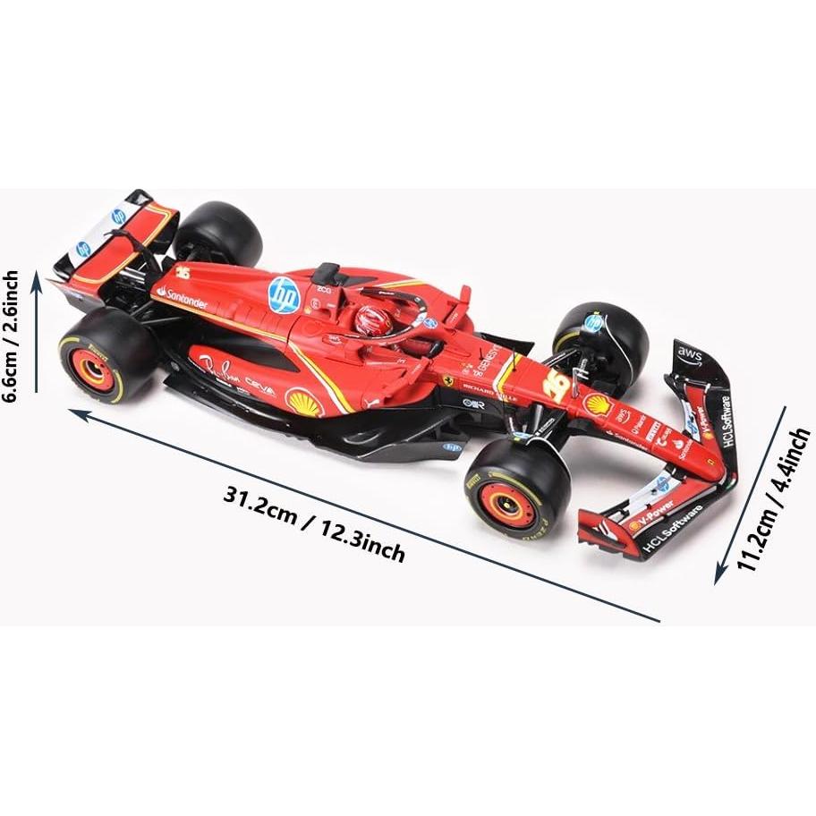 Modelo de Coche de Carreras F1 SF24#16 Leclerc 31.2cm Diecast