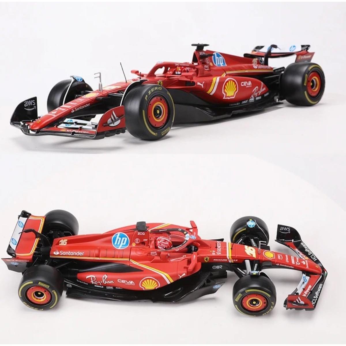 Modelo de Coche de Carreras F1 SF24#16 Leclerc 31.2cm Diecast