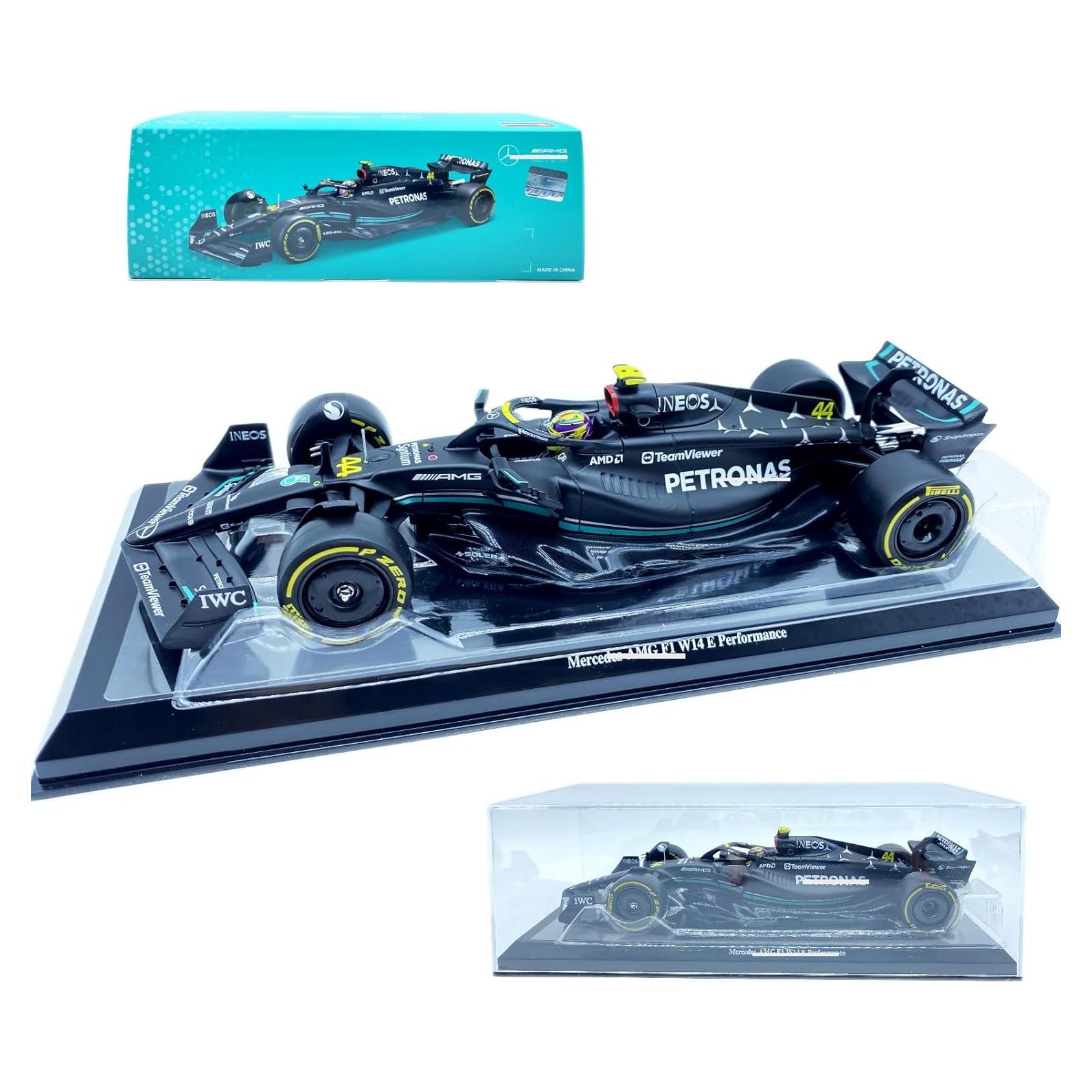 Modelo de Coche de Carreras Estático 1:24 HTLNUZD F1 Mercedes W14#44