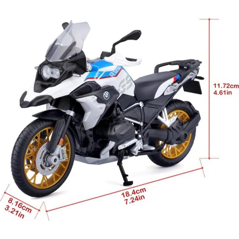 Maisto Miniatura BMW R1250 GS 1/12 con Base de Exhibición