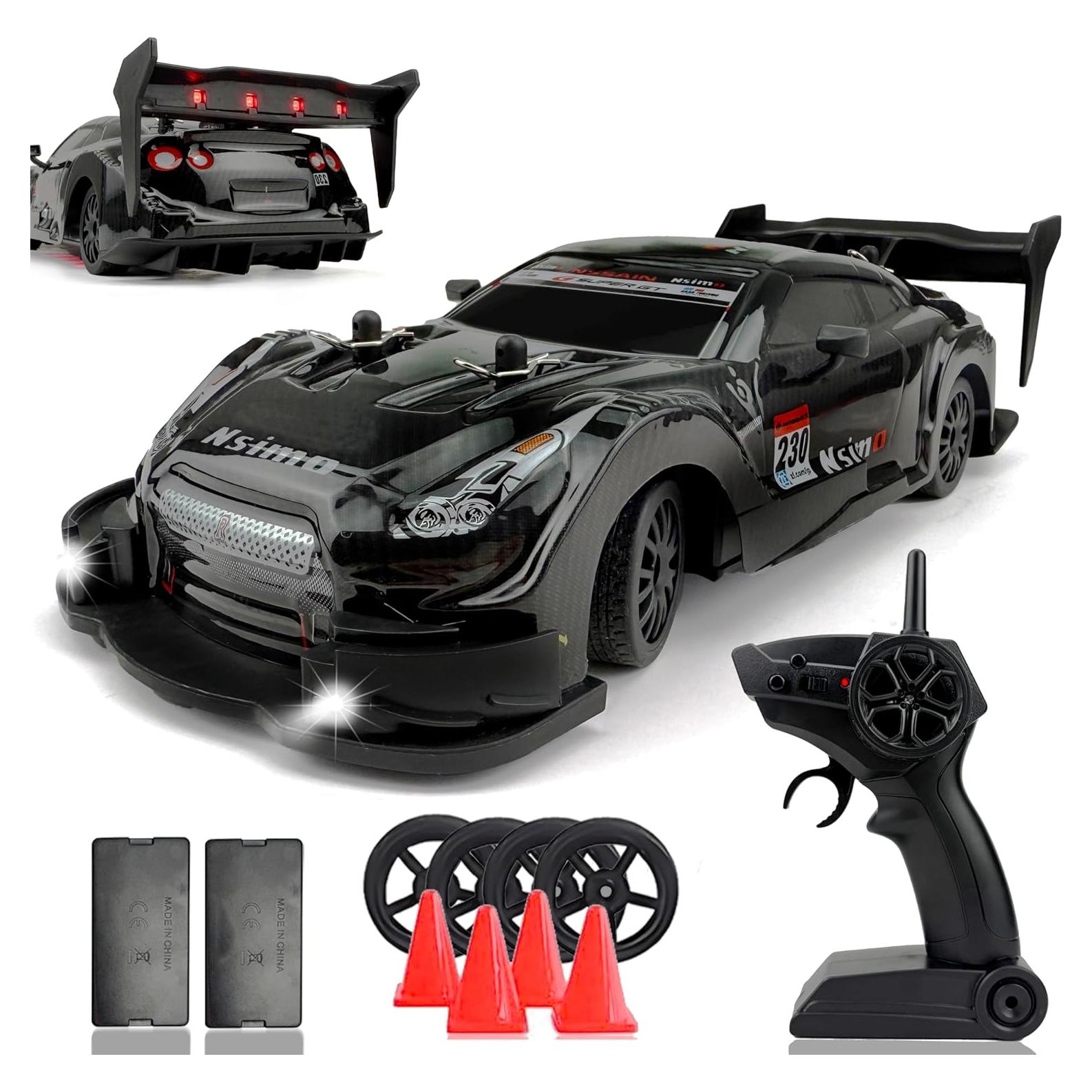 Coche RC Drift 1:20 HTURCCOP 4WD LED 2 Baterías 600mAh