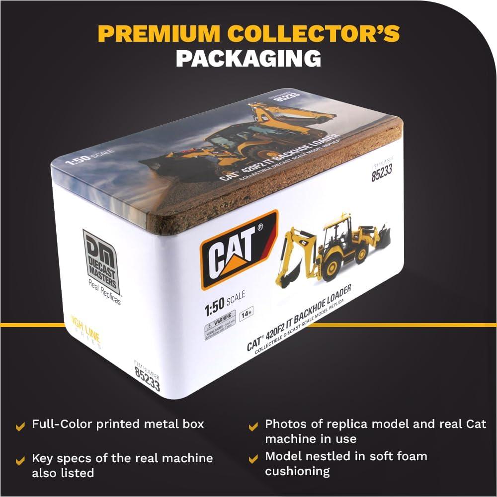 Retroexcavadora Diecast Masters 1:50 Caterpillar 420F2