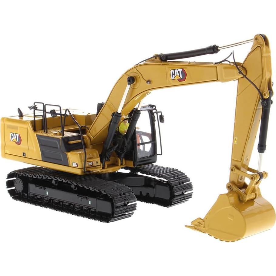 Excavadora Hidráulica Diecast Masters CAT 336 1:50 Detalles Realistas