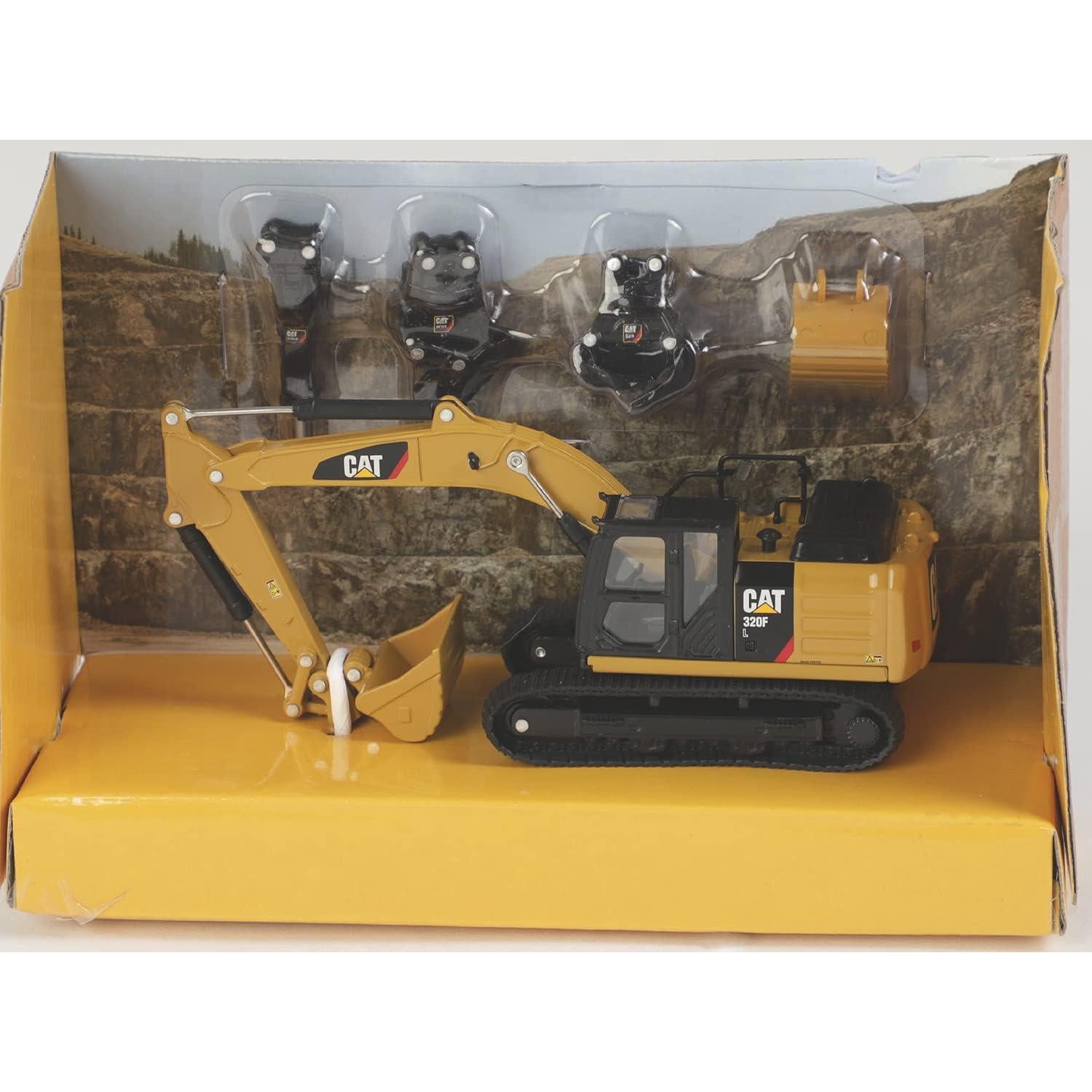 Excavadora Hidráulica Diecast Masters CAT 320F L 14 cm