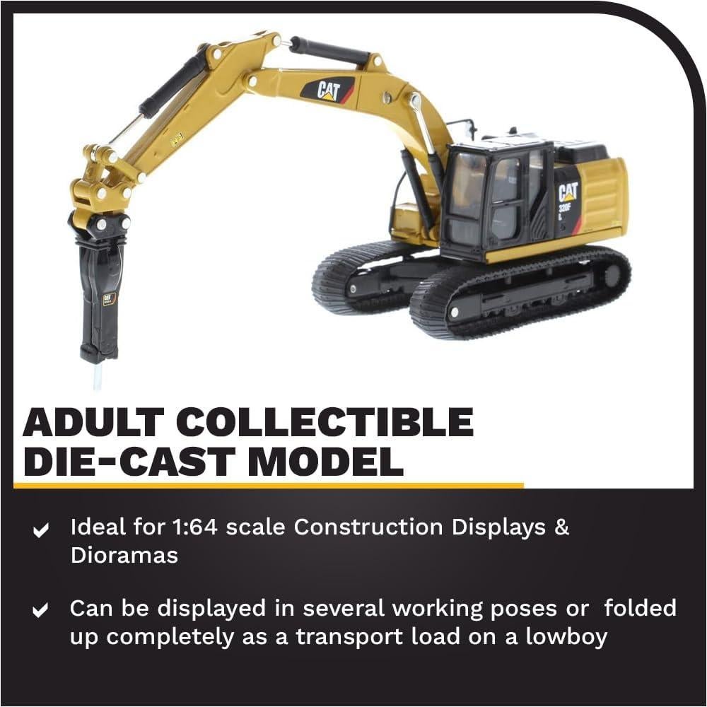 Excavadora Hidráulica Diecast Masters CAT 320F L 14 cm
