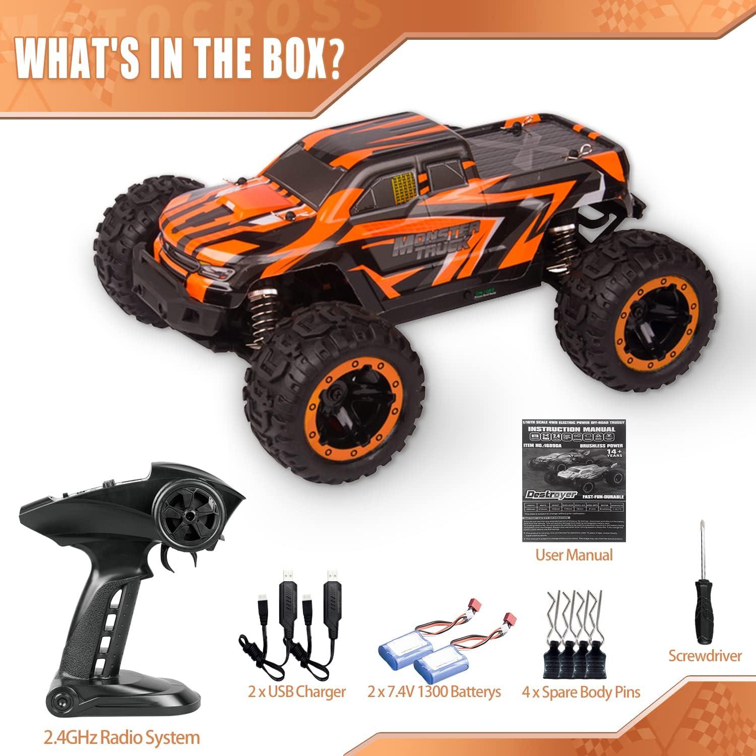 Coche RC 1:16 4X4 Brushless Losbenco SG-1601 42mph Off-Road