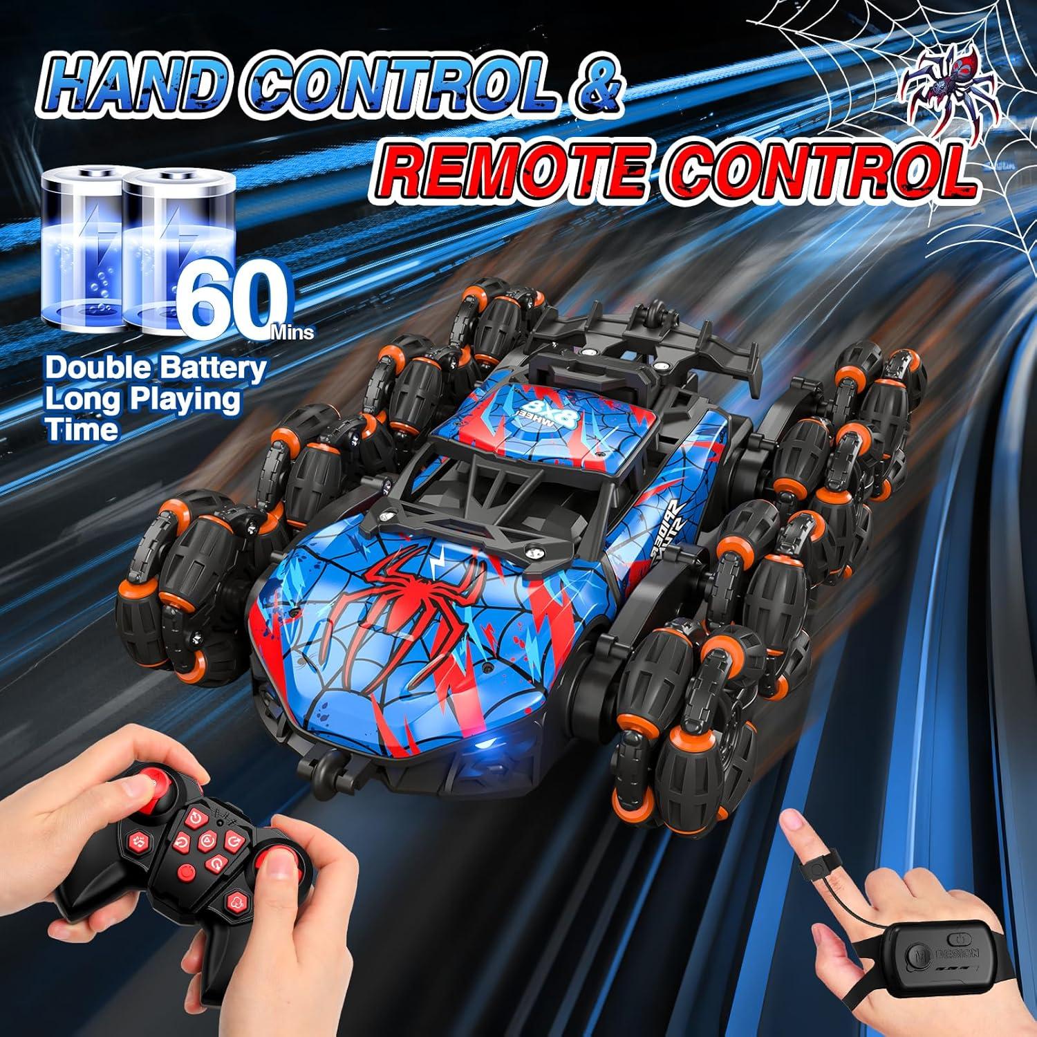 Coche Acrobático RC Sunrad 8WD Control Remoto Gestos Luz Música