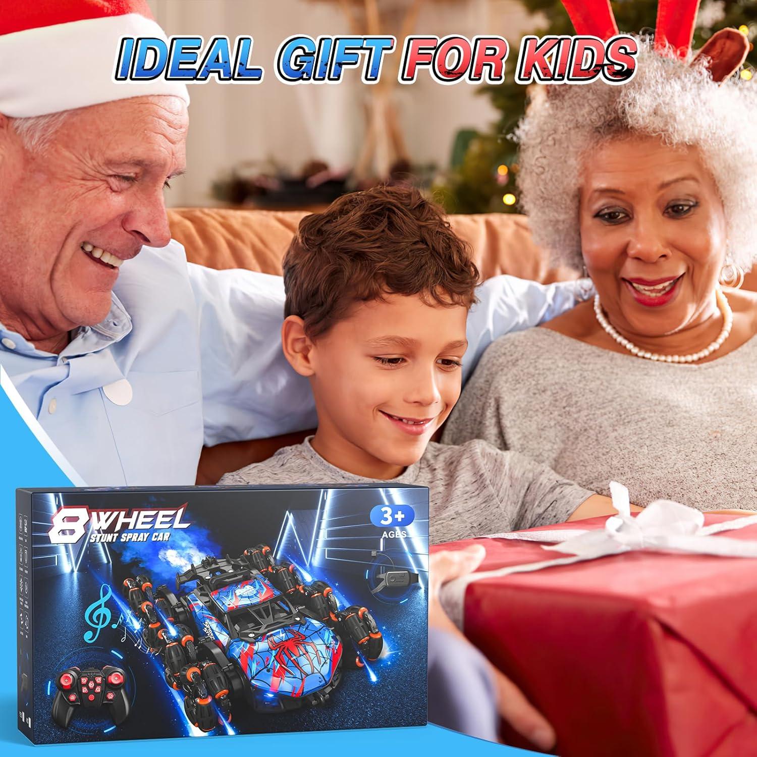 Coche Acrobático RC Sunrad 8WD Control Remoto Gestos Luz Música