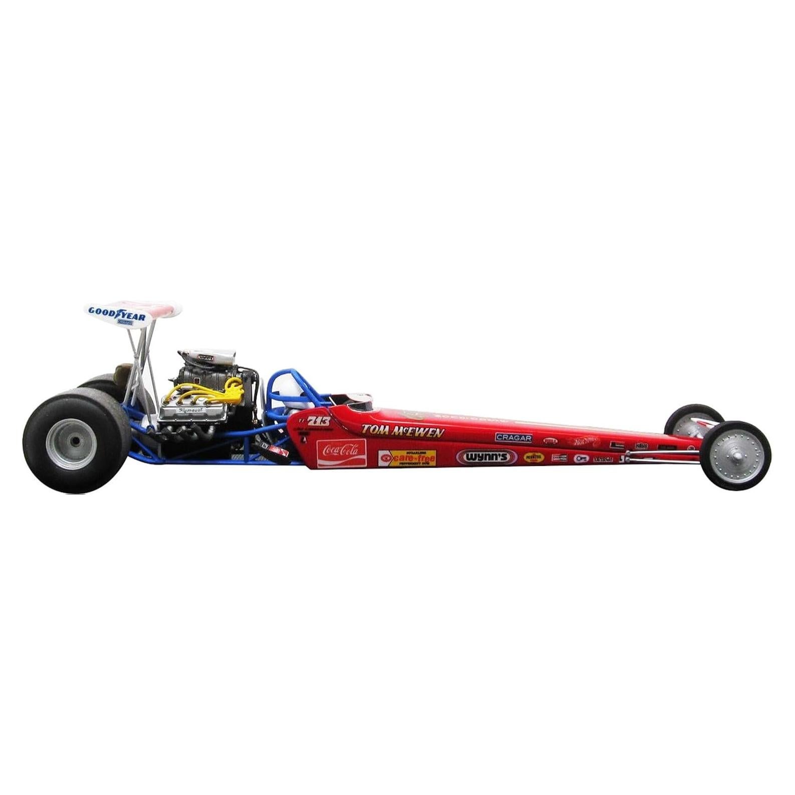 Kit de Modelo Dragster Motor Trasero Atlantis 1:24