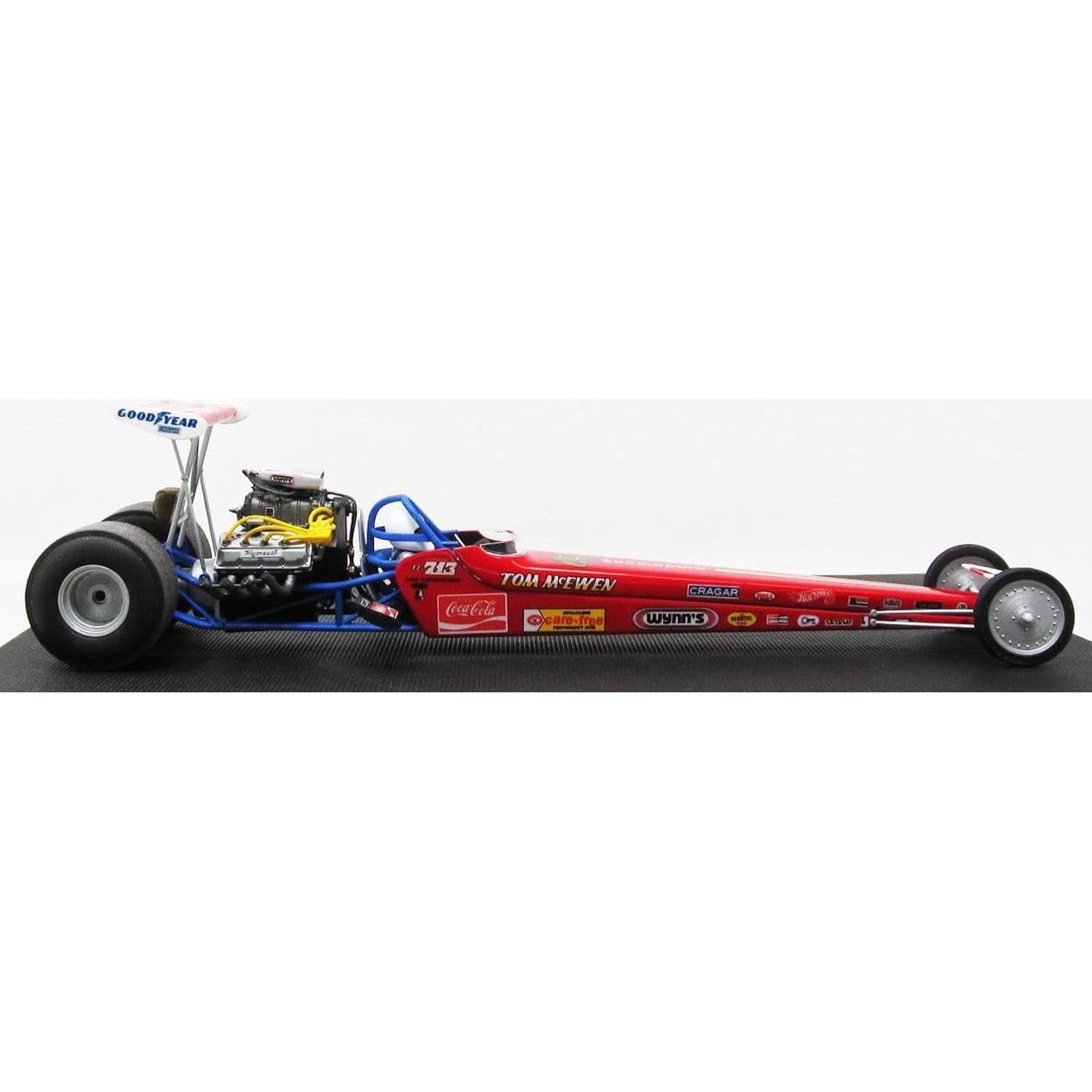 Kit de Modelo Dragster Motor Trasero Atlantis 1:24