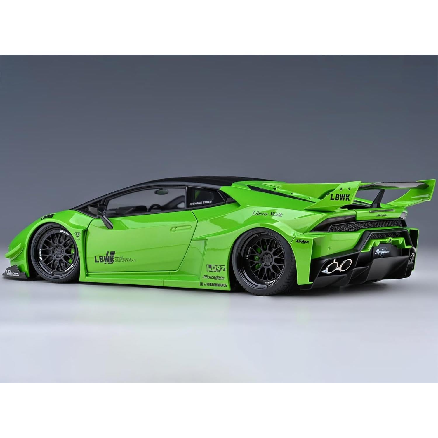 Modelo de Coche Lambo Huracan GT Autoart 1/18 Verde Perla