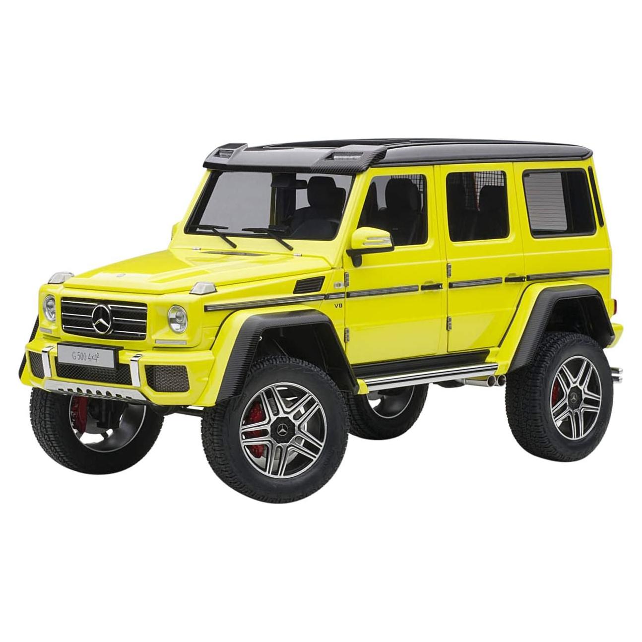 Autoart Mercedes Benz G500 4X4 Amarillo 1:18 Modelo a Escala