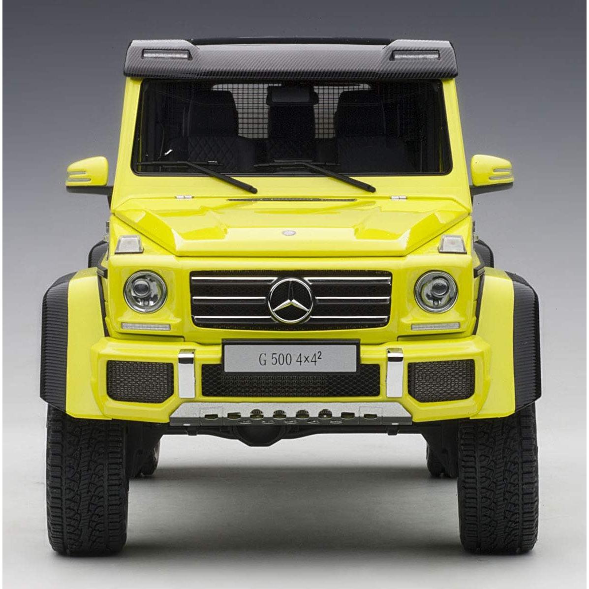 Autoart Mercedes Benz G500 4X4 Amarillo 1:18 Modelo a Escala