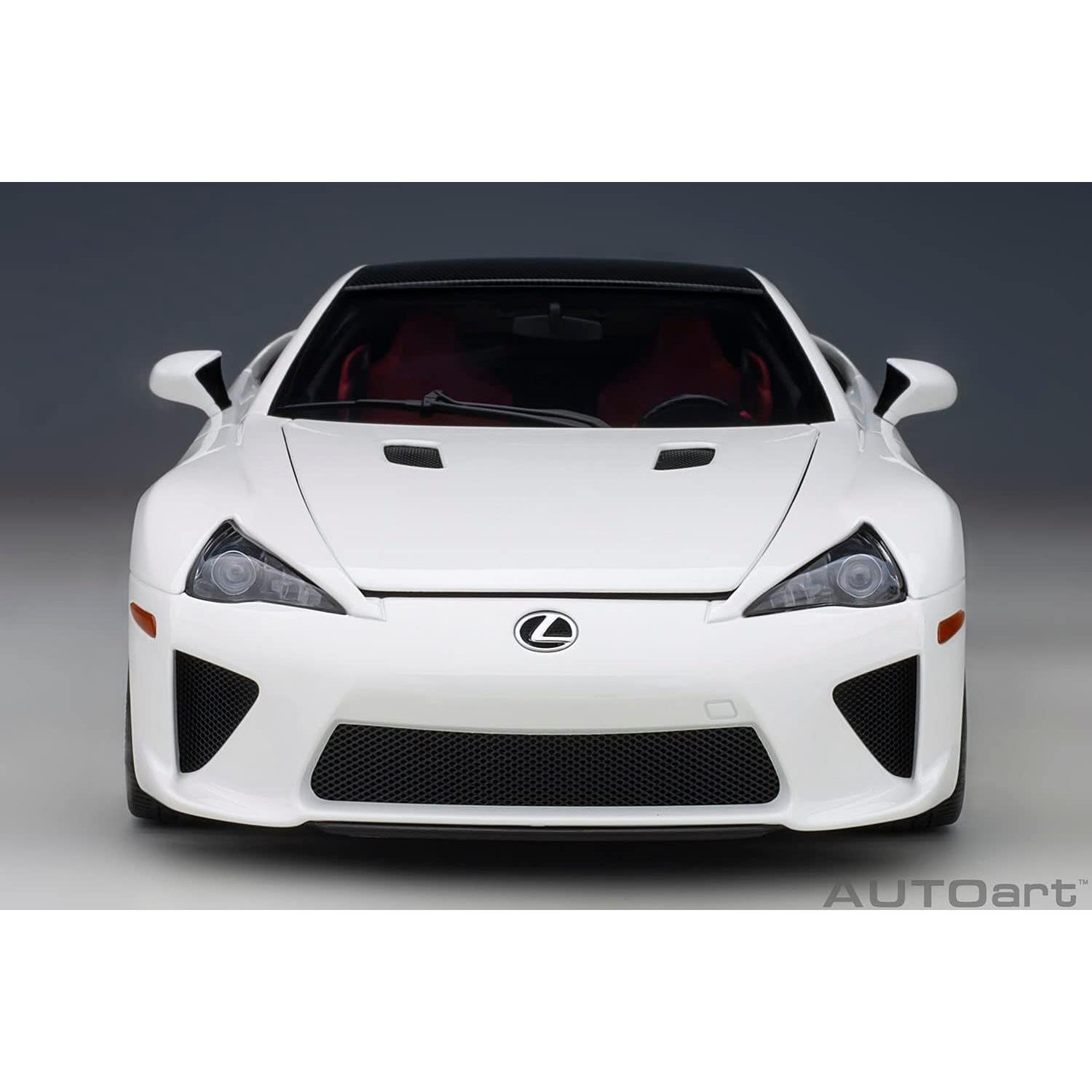 AUTOart Lexus LFA 1:18 Blanco/Carbono Detalle Realista