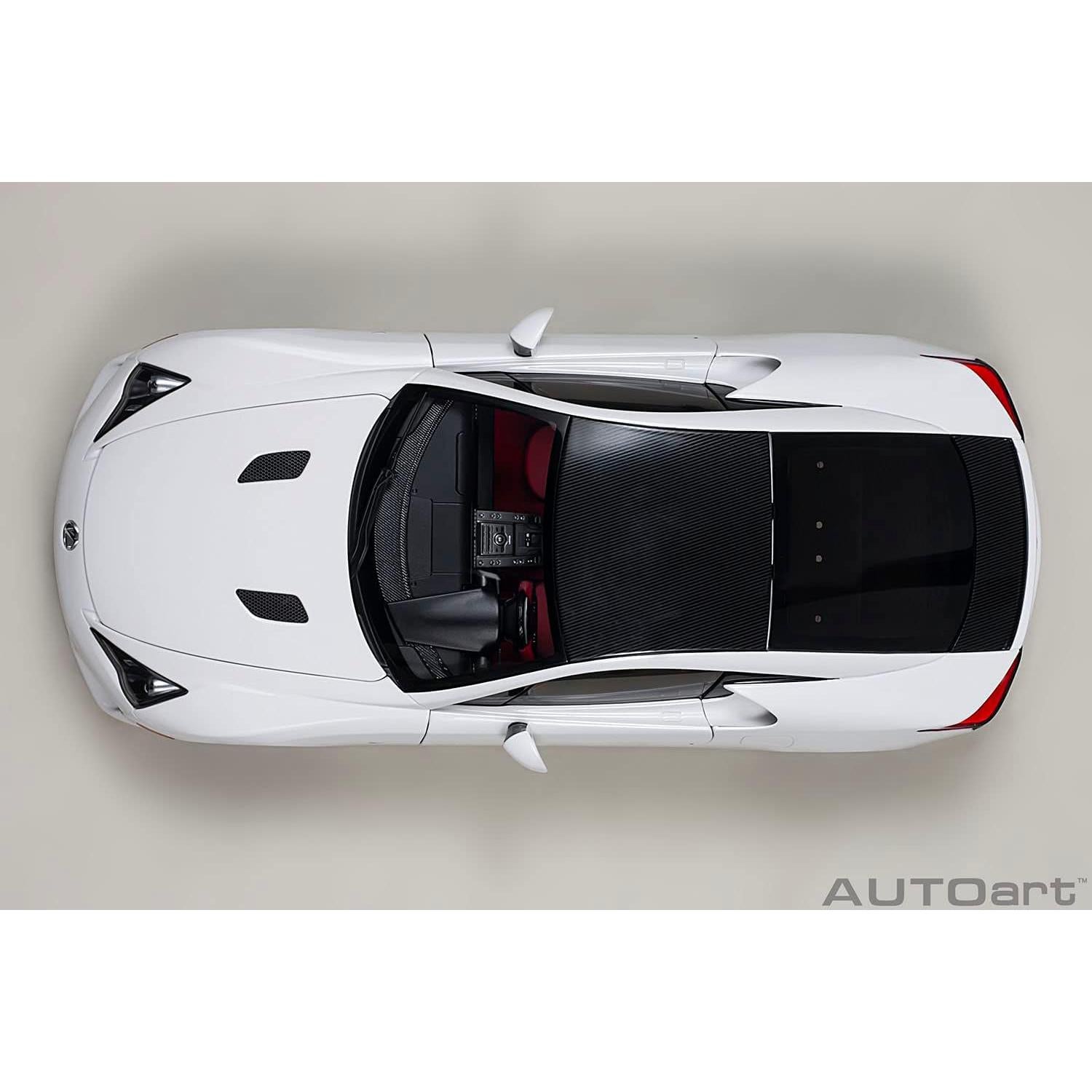 AUTOart Lexus LFA 1:18 Blanco/Carbono Detalle Realista