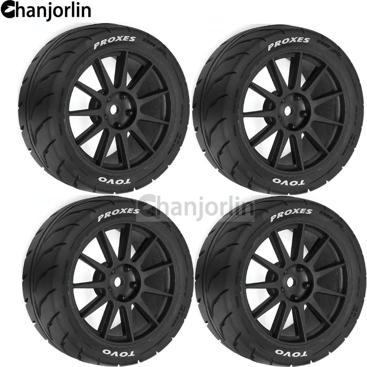 Neumáticos y Ruedas RC 1/10 Chanjorlin 4 Pcs Rally Drift 69mm